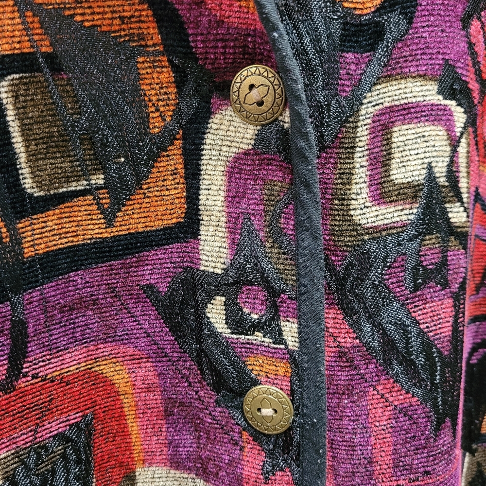 Abstract Cloth Reversible Jacket - Picture 3 of 11